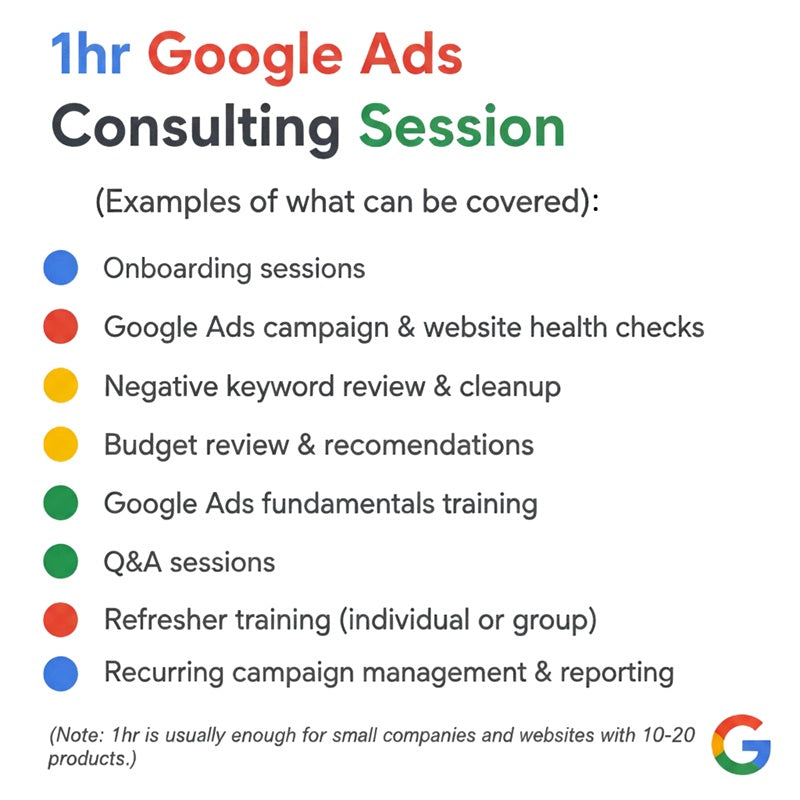 Google Ads Consulting (Hourly Rate)