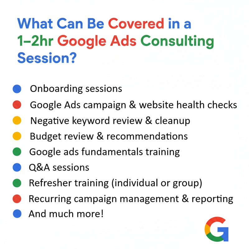 Google Ads Consulting (Hourly)