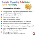 Google Shopping Ads Setup (Gold Package)